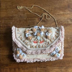 Talulah rectangle purse with gold chain